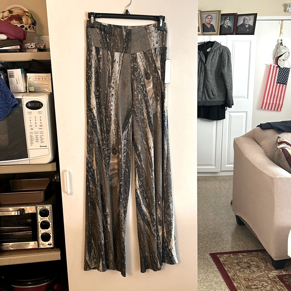 Palazzo XS multi color snake like print pant